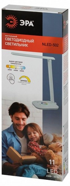 Настольная лампа офисная Эра  NLED-502-11W-W в Кургане - kurgan.ok-mebel.com | фото 6