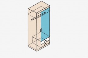 НИКА Н10з Шкаф для одежды в Кургане - kurgan.ok-mebel.com | фото 4