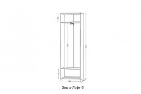 ОЛЬГА-ЛОФТ 3 Шкаф 2-х створчатый в Кургане - kurgan.ok-mebel.com | фото 3