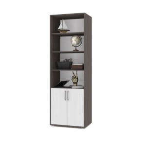 ОЛИВИЯ О21 Шкаф-стеллаж (анкор темный/анкор светлый) в Кургане - kurgan.ok-mebel.com | фото