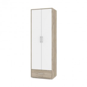 ОЛИВИЯ О22 Шкаф 2-х дверный (дуб серый/белый) в Кургане - kurgan.ok-mebel.com | фото