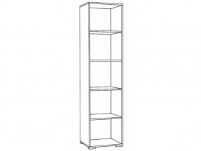 Пенал Ненси 400 (Венге/Белый глянец) в Кургане - kurgan.ok-mebel.com | фото 2