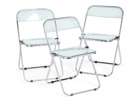 Пластиковый стул Fold складной clear gray-blue в Кургане - kurgan.ok-mebel.com | фото 10