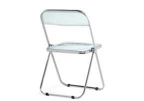 Пластиковый стул Fold складной clear gray-blue в Кургане - kurgan.ok-mebel.com | фото 4