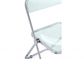 Пластиковый стул Fold складной clear gray-blue в Кургане - kurgan.ok-mebel.com | фото 7