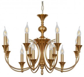 Подвесная люстра Arte Lamp Collinetta A4094LM-12PB в Кургане - kurgan.ok-mebel.com | фото