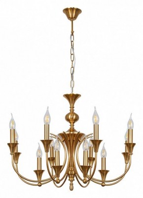 Подвесная люстра Arte Lamp Collinetta A4094LM-12PB в Кургане - kurgan.ok-mebel.com | фото 2