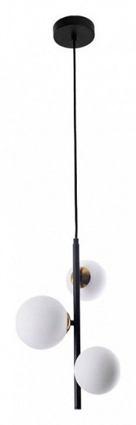 Подвесная люстра Arte Lamp Gemini A2243SP-3BK в Кургане - kurgan.ok-mebel.com | фото 2