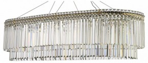Подвесная люстра Arti Lampadari Ovindoli Nickel Ovindoli L 1.5.120x40.101 G в Кургане - kurgan.ok-mebel.com | фото
