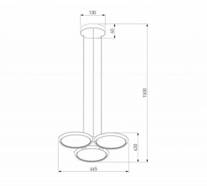 Подвесная люстра Eurosvet Crespella 90034/3 золото в Кургане - kurgan.ok-mebel.com | фото 5