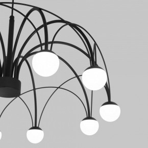 Подвесная люстра Eurosvet Ragno 90034/10 LED черный в Кургане - kurgan.ok-mebel.com | фото 6