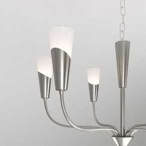 Подвесная люстра Eurosvet Rhyton 60167/6 никель в Кургане - kurgan.ok-mebel.com | фото 7