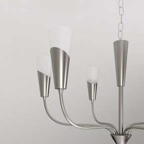 Подвесная люстра Eurosvet Rhyton 60167/6 никель в Кургане - kurgan.ok-mebel.com | фото 8