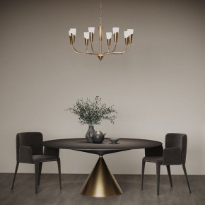 Подвесная люстра Eurosvet Rhyton 60167/8 латунь в Кургане - kurgan.ok-mebel.com | фото 5