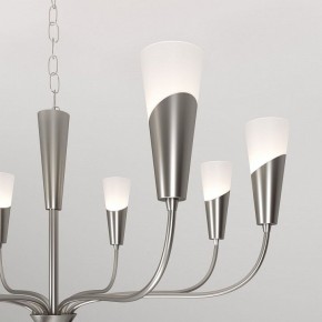 Подвесная люстра Eurosvet Rhyton 60167/8 никель в Кургане - kurgan.ok-mebel.com | фото 7
