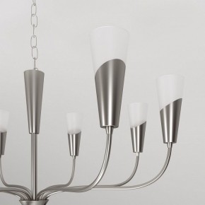 Подвесная люстра Eurosvet Rhyton 60167/8 никель в Кургане - kurgan.ok-mebel.com | фото 8