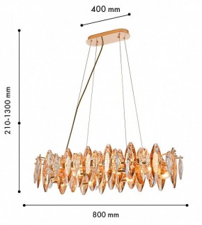 Подвесная люстра Favourite Glans 4719-8PC в Кургане - kurgan.ok-mebel.com | фото 4