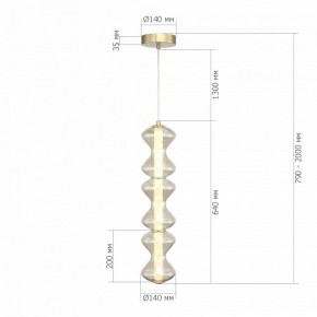 Подвесная люстра ST-Luce SPINE SL6136.213.01 в Кургане - kurgan.ok-mebel.com | фото 4