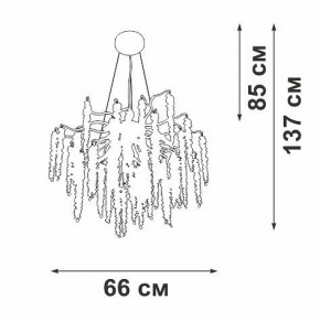 Подвесная люстра Vitaluce V2855 V2855-9/7S в Кургане - kurgan.ok-mebel.com | фото 5