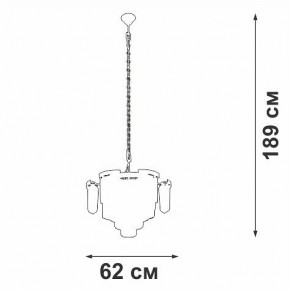 Подвесная люстра Vitaluce V58370 V58370-8/13 в Кургане - kurgan.ok-mebel.com | фото 3