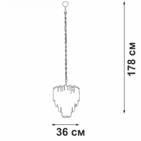 Подвесная люстра Vitaluce V58470 V58470-8/5 в Кургане - kurgan.ok-mebel.com | фото 4