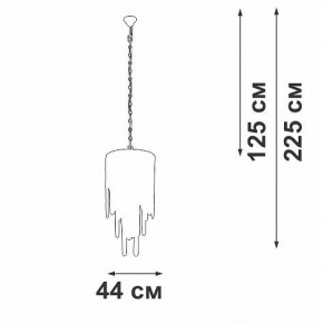 Подвесная люстра Vitaluce V5885 V5885-9/7 в Кургане - kurgan.ok-mebel.com | фото 3