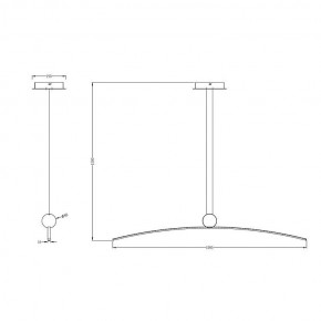 Подвесной светильник Arte Lamp Arno A3362SP-25BK в Кургане - kurgan.ok-mebel.com | фото 3