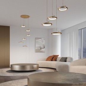 Подвесной светильник Eurosvet Crespella 90034/6 золото в Кургане - kurgan.ok-mebel.com | фото 4