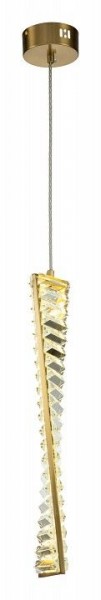 Подвесной светильник Indigo Frizzante 12015/1P Brass в Кургане - kurgan.ok-mebel.com | фото 3