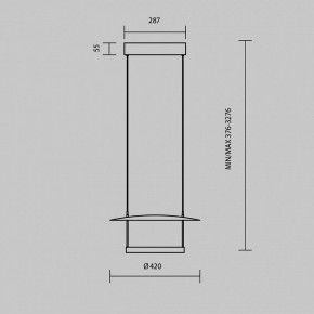 Подвесной светильник Maytoni Ambience MOD280PL-L23B3K1 в Кургане - kurgan.ok-mebel.com | фото 4