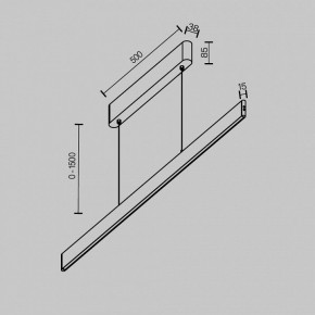 Подвесной светильник Maytoni Ephoria P109PL-36W2.7-6K-B в Кургане - kurgan.ok-mebel.com | фото 7