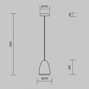 Подвесной светильник Maytoni Pilastro MOD430PL-01CM в Кургане - kurgan.ok-mebel.com | фото 5
