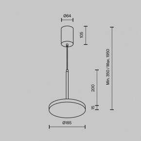 Подвесной светильник Maytoni Plato P076PL-L12W4K-BS в Кургане - kurgan.ok-mebel.com | фото 6