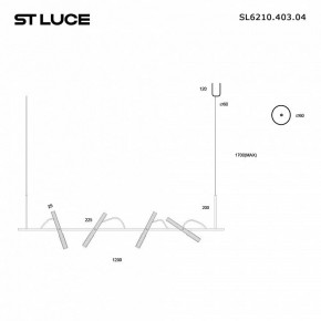 Подвесной светильник ST-Luce LILT SL6210.403.04 в Кургане - kurgan.ok-mebel.com | фото 2