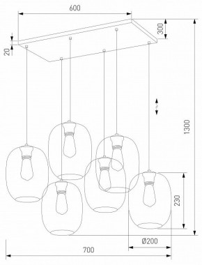 Подвесной светильник TK Lighting Elio 5974 Elio в Кургане - kurgan.ok-mebel.com | фото 3