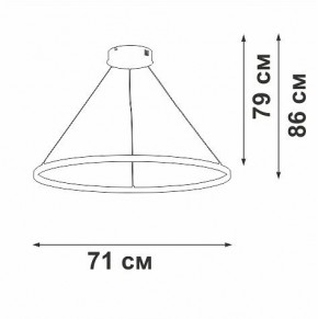 Подвесной светильник Vitaluce V2516 V2516-8/1S в Кургане - kurgan.ok-mebel.com | фото 3