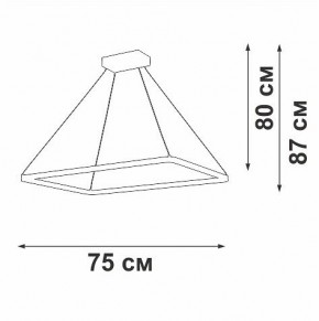 Подвесной светильник Vitaluce V2704 V2704-9/1S в Кургане - kurgan.ok-mebel.com | фото 3