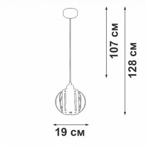 Подвесной светильник Vitaluce V2852 V2852-1/1S в Кургане - kurgan.ok-mebel.com | фото 6
