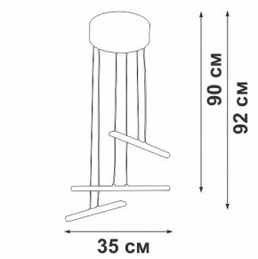 Подвесной светильник Vitaluce V3046 V3046-1/3S в Кургане - kurgan.ok-mebel.com | фото 5