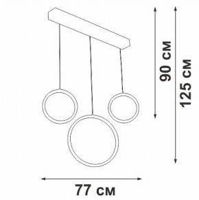 Подвесной светильник Vitaluce V3050 V3050-0/3S в Кургане - kurgan.ok-mebel.com | фото 5