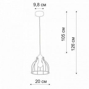 Подвесной светильник Vitaluce V3102 V3102-1/1S в Кургане - kurgan.ok-mebel.com | фото 3