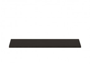 Полка ОРИОН для шкафа широкая, цвет Дуб Венге в Кургане - kurgan.ok-mebel.com | фото 2