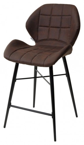 Полубарный стул MARCEL COWBOY-#800 темно-коричневый (H=65cm), ткань микрофибра М-City в Кургане - kurgan.ok-mebel.com | фото