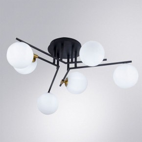 Потолочная люстра Arte Lamp Gemini A2243PL-6BK в Кургане - kurgan.ok-mebel.com | фото 2