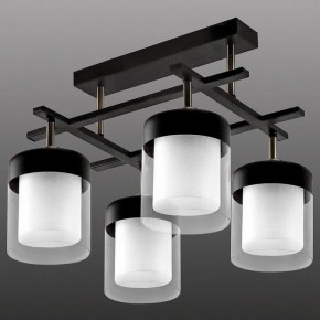 Потолочная люстра Imex MD.06593 MD.06593-4-S-BK+AB в Кургане - kurgan.ok-mebel.com | фото