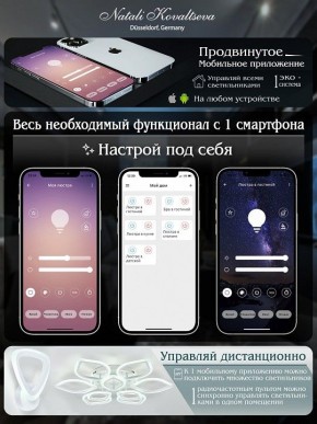 Потолочная люстра Natali Kovaltseva COBRA LED LAMPS 81121/7C в Кургане - kurgan.ok-mebel.com | фото 7