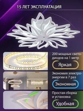 Потолочная люстра Natali Kovaltseva RIF LED LAMPS 81118/6C в Кургане - kurgan.ok-mebel.com | фото 5