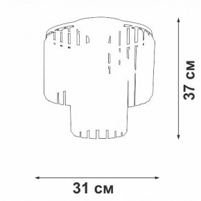 Потолочная люстра Vitaluce V5155 V5155-1/4PL в Кургане - kurgan.ok-mebel.com | фото 4