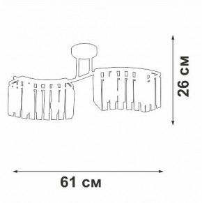 Потолочная люстра Vitaluce V5884 V5884-0/4PL в Кургане - kurgan.ok-mebel.com | фото 4