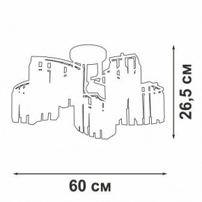 Потолочная люстра Vitaluce V5884 V5884-0/5PL в Кургане - kurgan.ok-mebel.com | фото 3